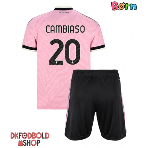 Juventus Andrea Cambiaso #20 Udebanesæt Børn 2026-27 Kort ærmer (+ korte bukser)